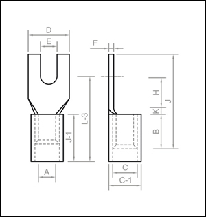 Insulated Fork Type Terminal Ends